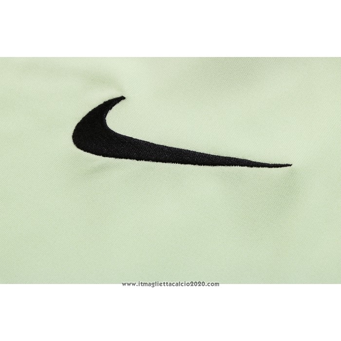 Tuta da Track Brasile Manica Corta 2022 2023 Verde - Pantalon Corto